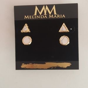 Geometric studs earrings